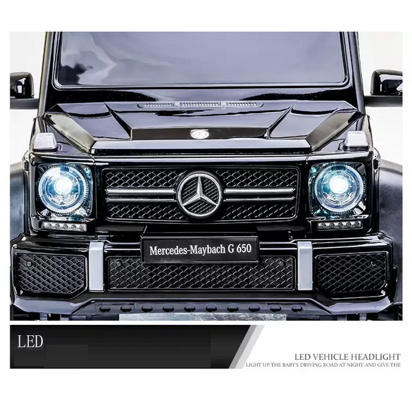 Продукт Акумулаторен джип Mercedes G650 Maybach 4X4, 12V , с меки гуми и кожена седалка - 0 - BG Hlapeta